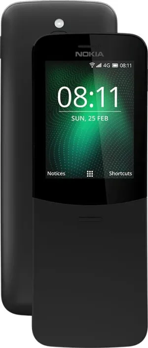 Nokia 8110 4G Dual SIM Phone - Black