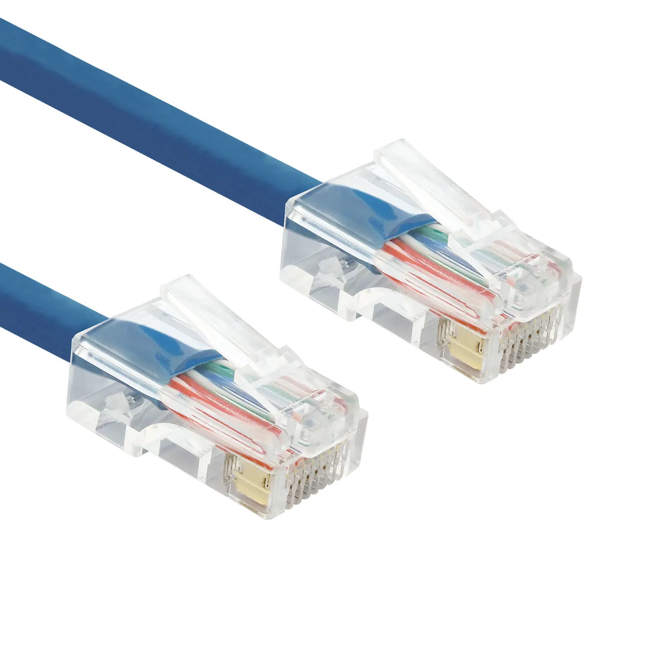 Non Booted RJ45 Cat5e Ethernet Network Patch Cable Gold Plated UTP(1-15ft)