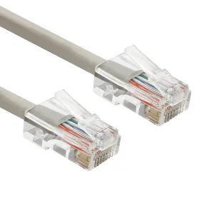 Non Booted RJ45 Cat5e Ethernet Network Patch Cable Gold Plated UTP(1-15ft)