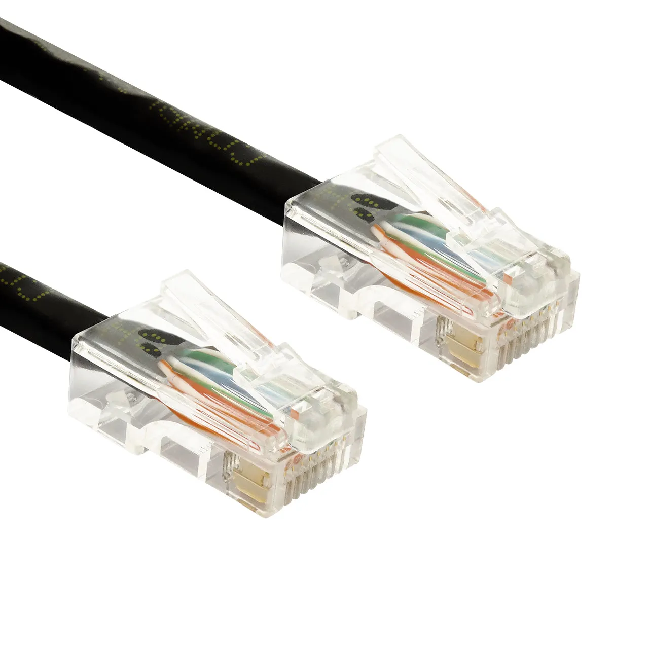 Non Booted RJ45 Cat5e Ethernet Network Patch Cable Gold Plated UTP(1-15ft)