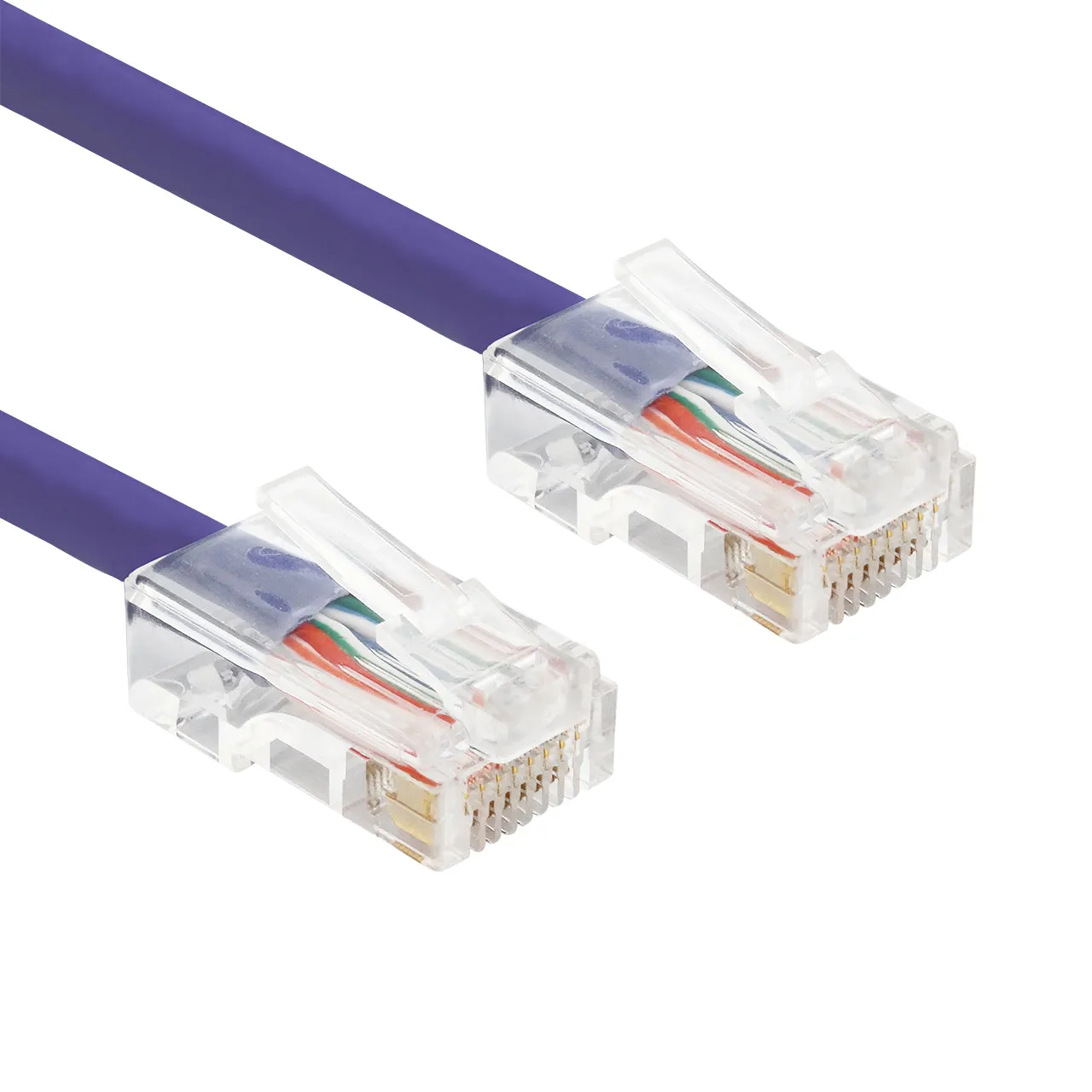 Non Booted RJ45 Cat5e Ethernet Network Patch Cable Gold Plated UTP(1-15ft)
