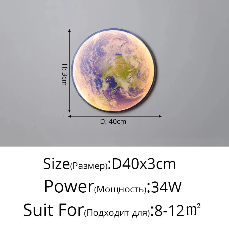 Nordic Moon Wall Lamp