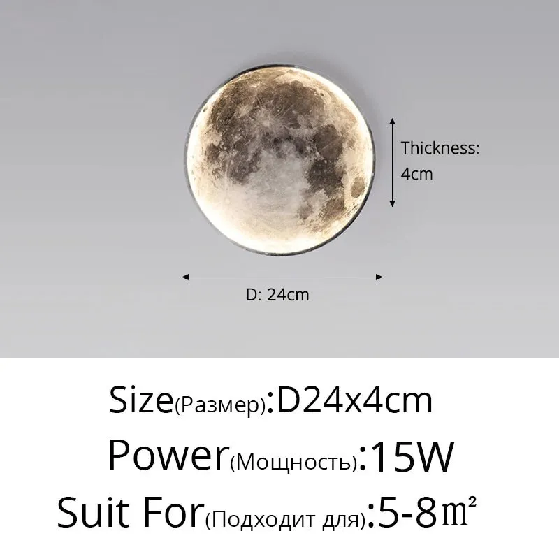 Nordic Moon Wall Lamp