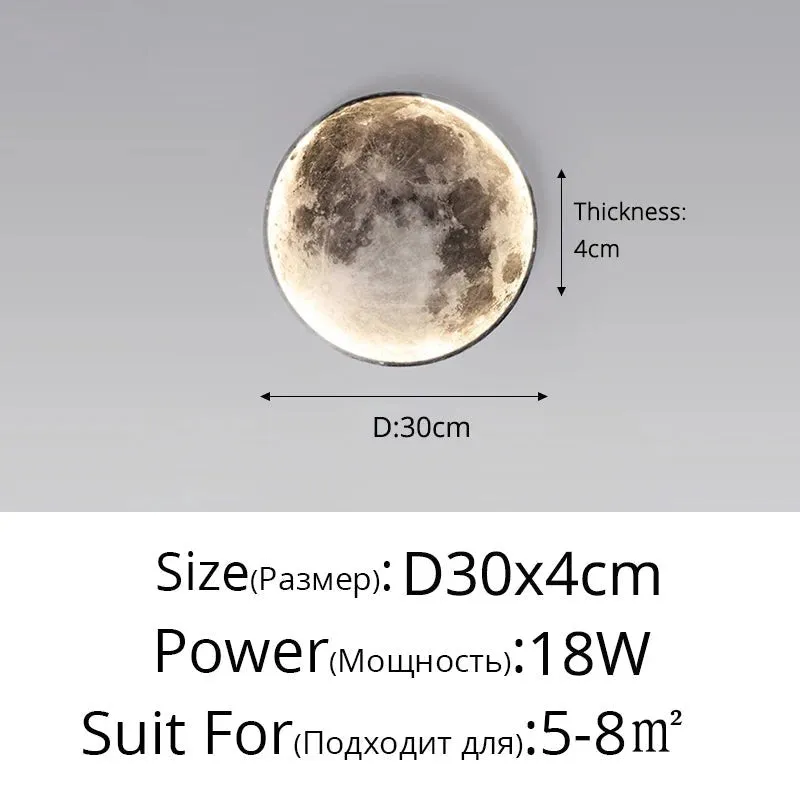 Nordic Moon Wall Lamp