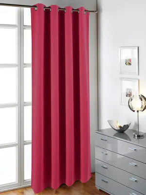 Nova Blackout Energy Saving 8 Grommets Panel, Burgundy, 54x84 Inches