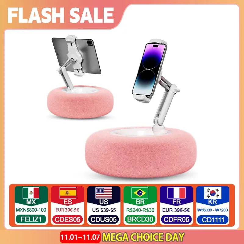 Plush Pillow Phone & Tablet Stand