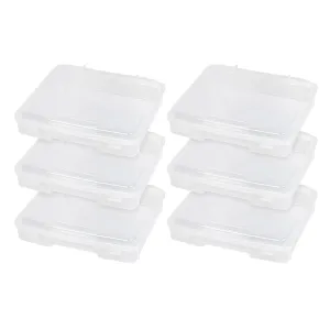 Portable Project Case, 6 Pack, Clear