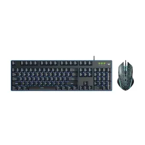 RAPOO V100S ADJUSTABLE BACKLIT GAMING KEYBOARD & OPTICAL GAMING MOUSE COMBO