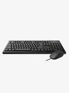 RAPOO X120PRO WIRED OPTICAL KEYBOARD & MOUSE COMBO 1600DPI SPILL RESISTANCE KEYBOARD -BLACK