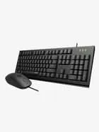 RAPOO X120PRO WIRED OPTICAL KEYBOARD & MOUSE COMBO 1600DPI SPILL RESISTANCE KEYBOARD -BLACK