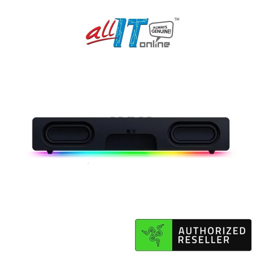 Razer Leviathan V2 X RGB Gaming Speakers | PC Gaming Soundbar | Full Range Drivers | USB Type C Power | Bluetooth 5.0 ( RZ05-04280100-R3M1 )