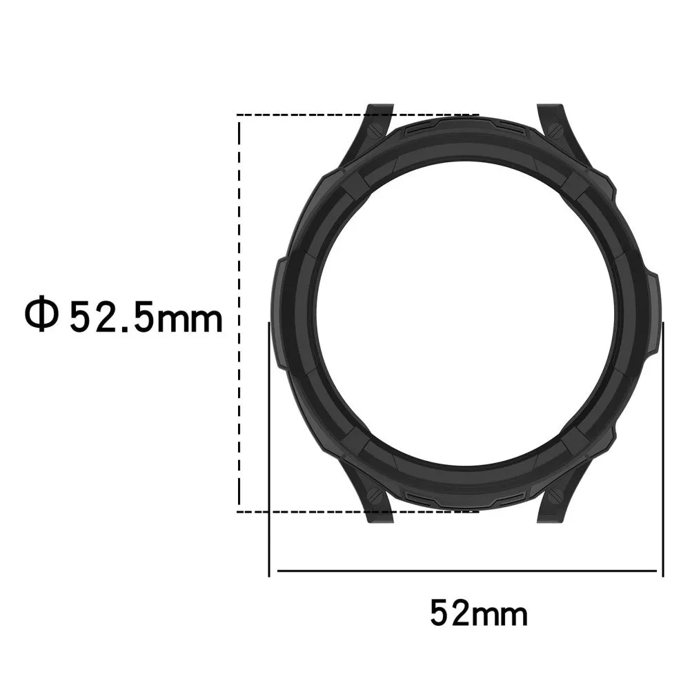 Samsung Galaxy Watch 6 Classic (47mm) Rubber Case Bumper with Bezel Ring - Blue
