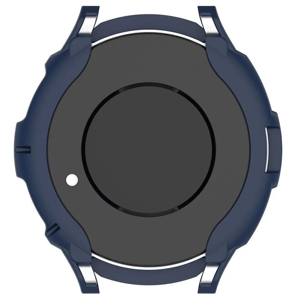 Samsung Galaxy Watch 6 Classic (47mm) Rubber Case Bumper with Bezel Ring - Blue