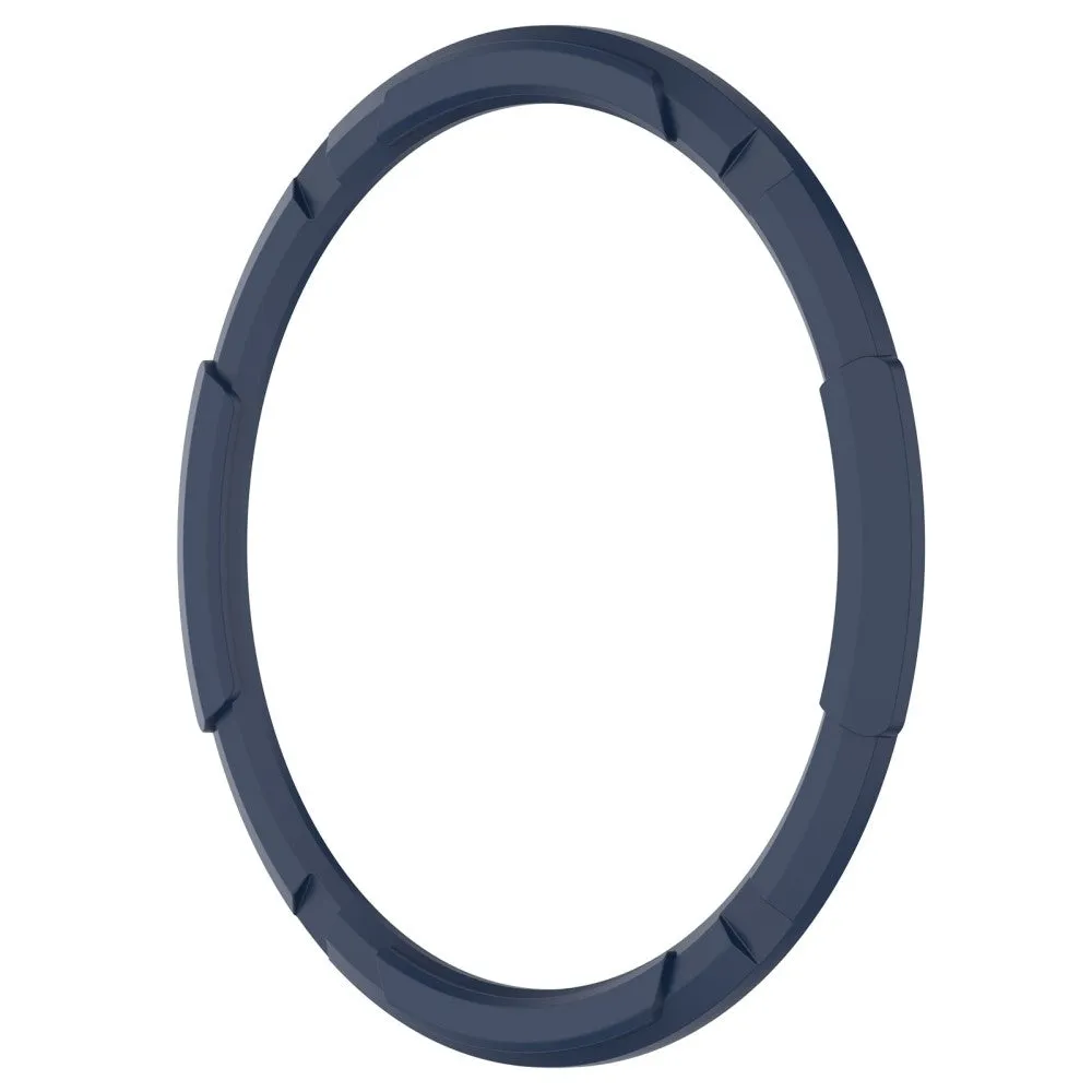 Samsung Galaxy Watch 6 Classic (47mm) Rubber Case Bumper with Bezel Ring - Blue
