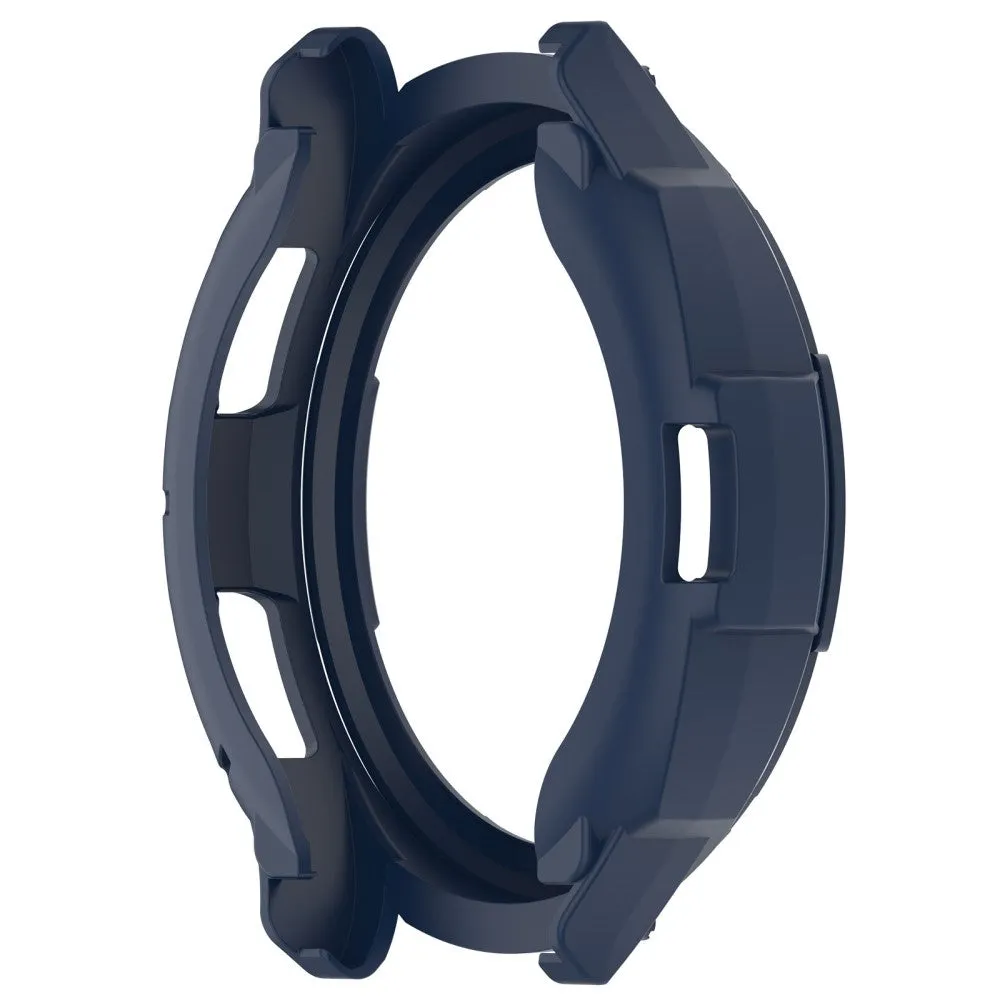 Samsung Galaxy Watch 6 Classic (47mm) Rubber Case Bumper with Bezel Ring - Blue