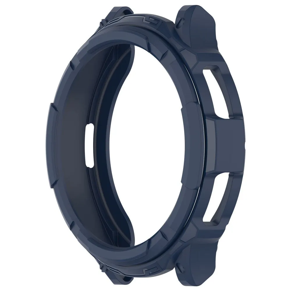 Samsung Galaxy Watch 6 Classic (47mm) Rubber Case Bumper with Bezel Ring - Blue