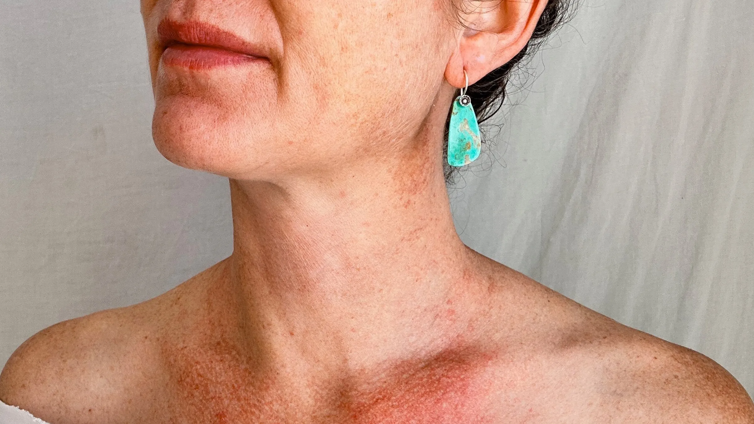 Santo Domingo Pueblo Turquoise Earrings. Kewa. Native American. 1272