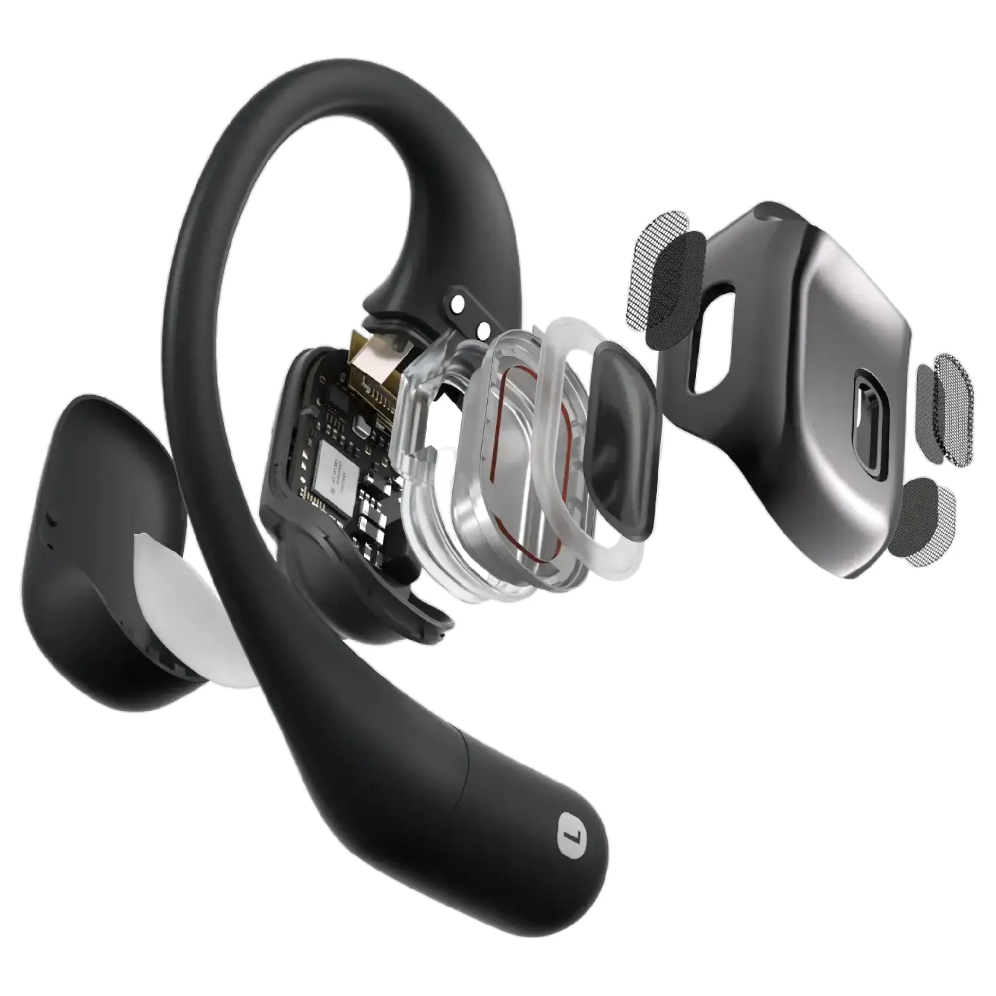 Shokz OPENFIT Open Ear Microphone True Wireless Bluetooth Earbuds