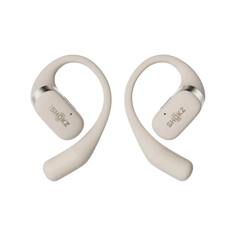 SHOKZ OpenFit Open Ear True Wireless Bone Conduction Earbuds - Beige