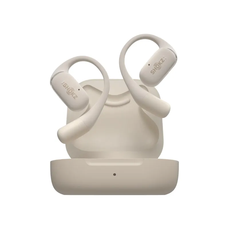 SHOKZ OpenFit Open Ear True Wireless Bone Conduction Earbuds - Beige