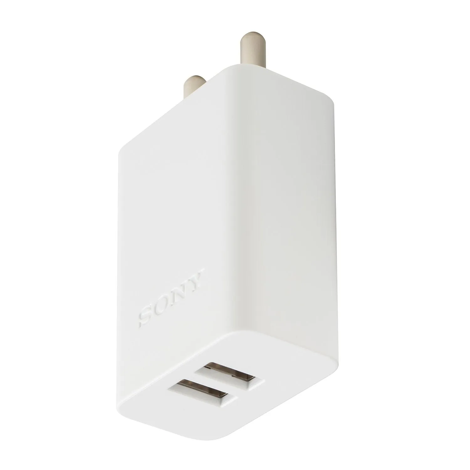 Sony Original CP-AD2M2 97713147 USB 3.0A Fast Charging 2 Port Adapter (White)