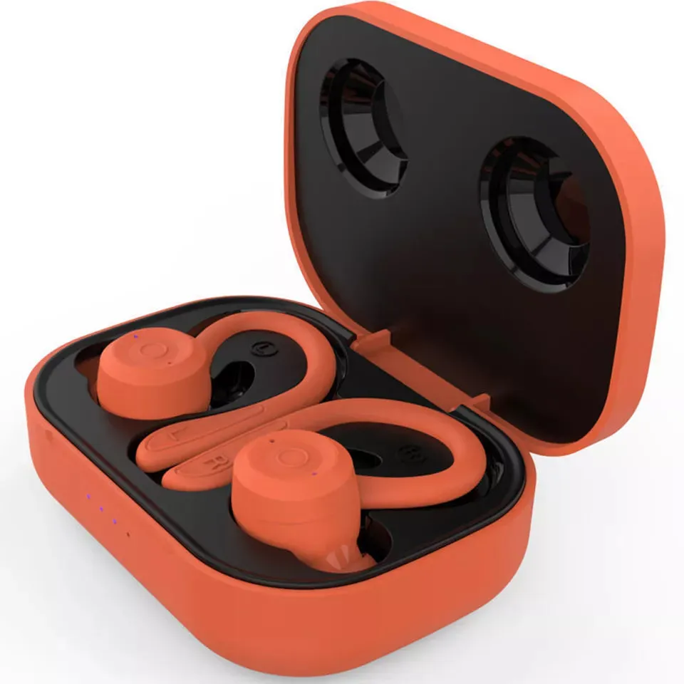 T20 Stereo True Wireless Bluetooth Sports Earphones with Earhook 2-in-1 Combo Super Bass Big Battery Headset