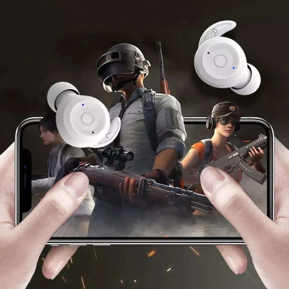 T20 Stereo True Wireless Bluetooth Sports Earphones with Earhook 2-in-1 Combo Super Bass Big Battery Headset