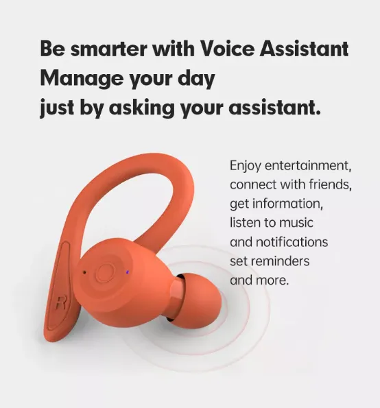 T20 Stereo True Wireless Bluetooth Sports Earphones with Earhook 2-in-1 Combo Super Bass Big Battery Headset