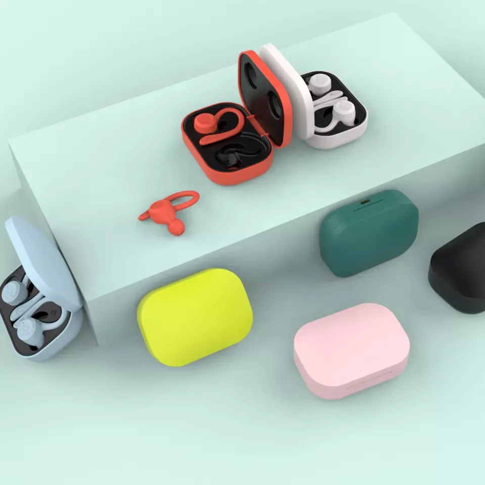 T20 Stereo True Wireless Bluetooth Sports Earphones with Earhook 2-in-1 Combo Super Bass Big Battery Headset