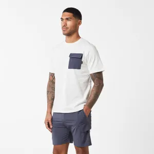 Tech Pocket Twinset | Off White Charcoal