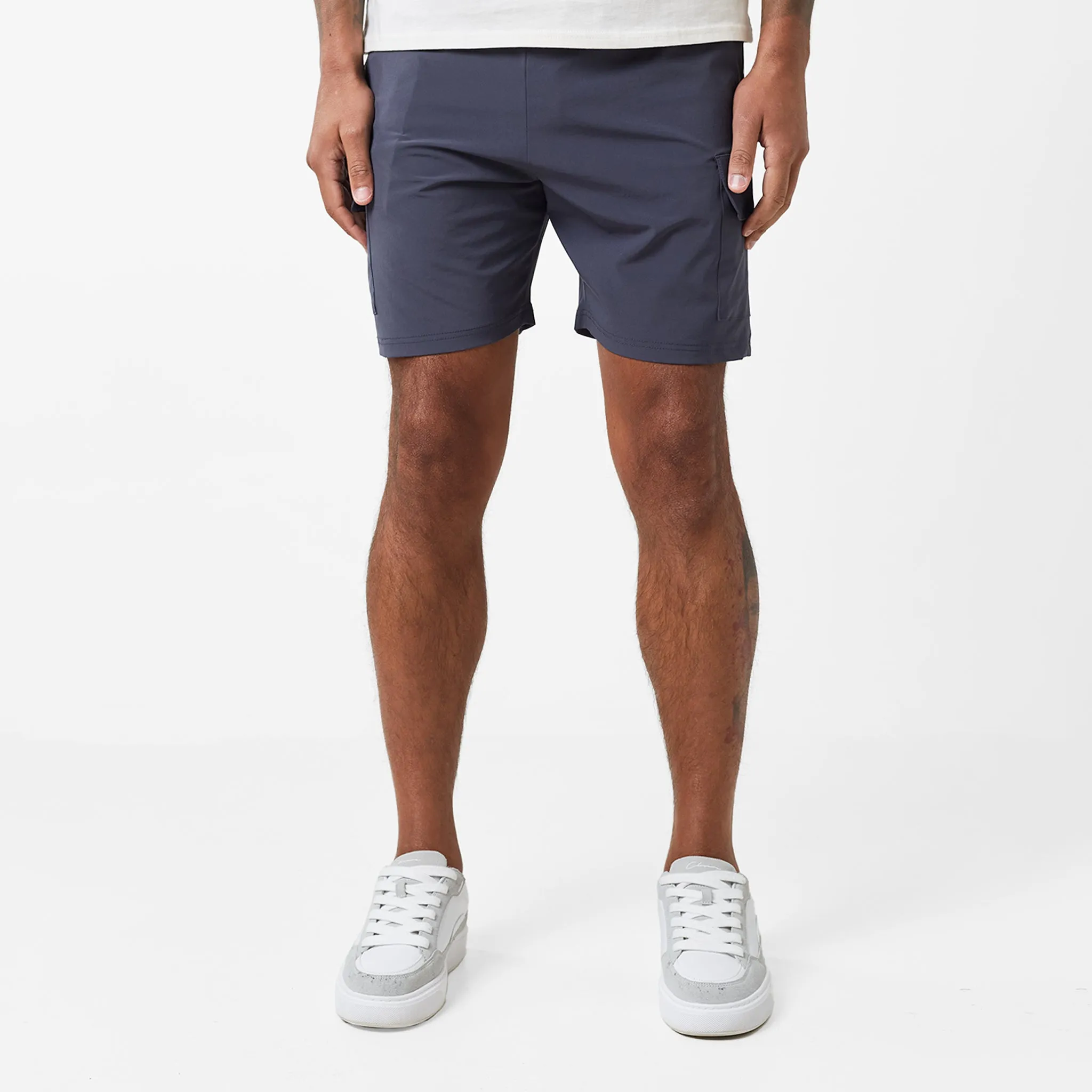Tech Pocket Twinset | Off White Charcoal