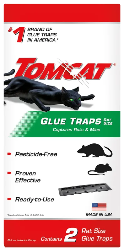 Tomcat® Glue Traps Rat Size (2 Traps)