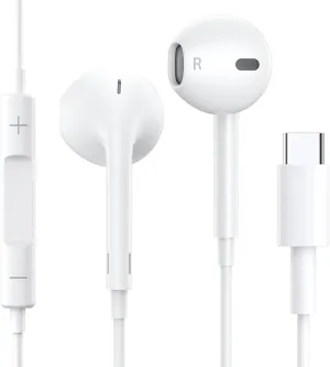 USB C in-Ear Earbuds for IPhone15 Android Phone
