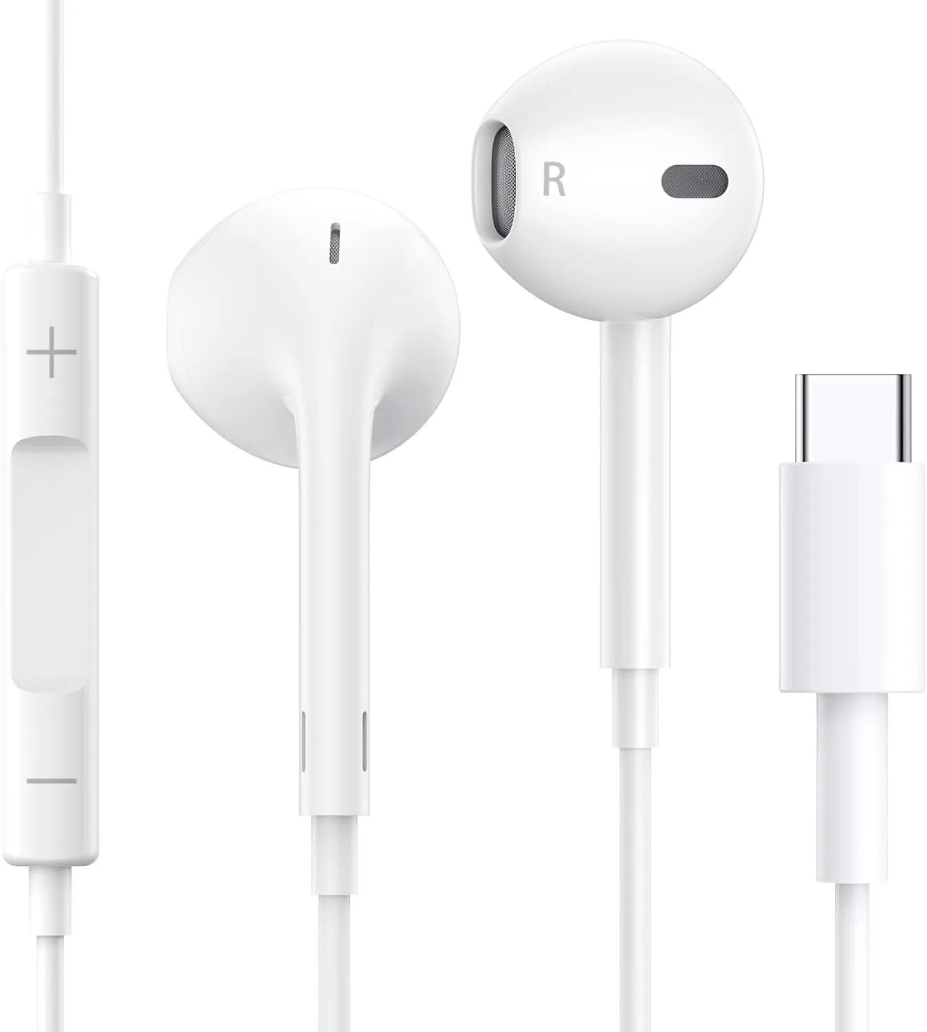 USB C in-Ear Earbuds for IPhone15 Android Phone