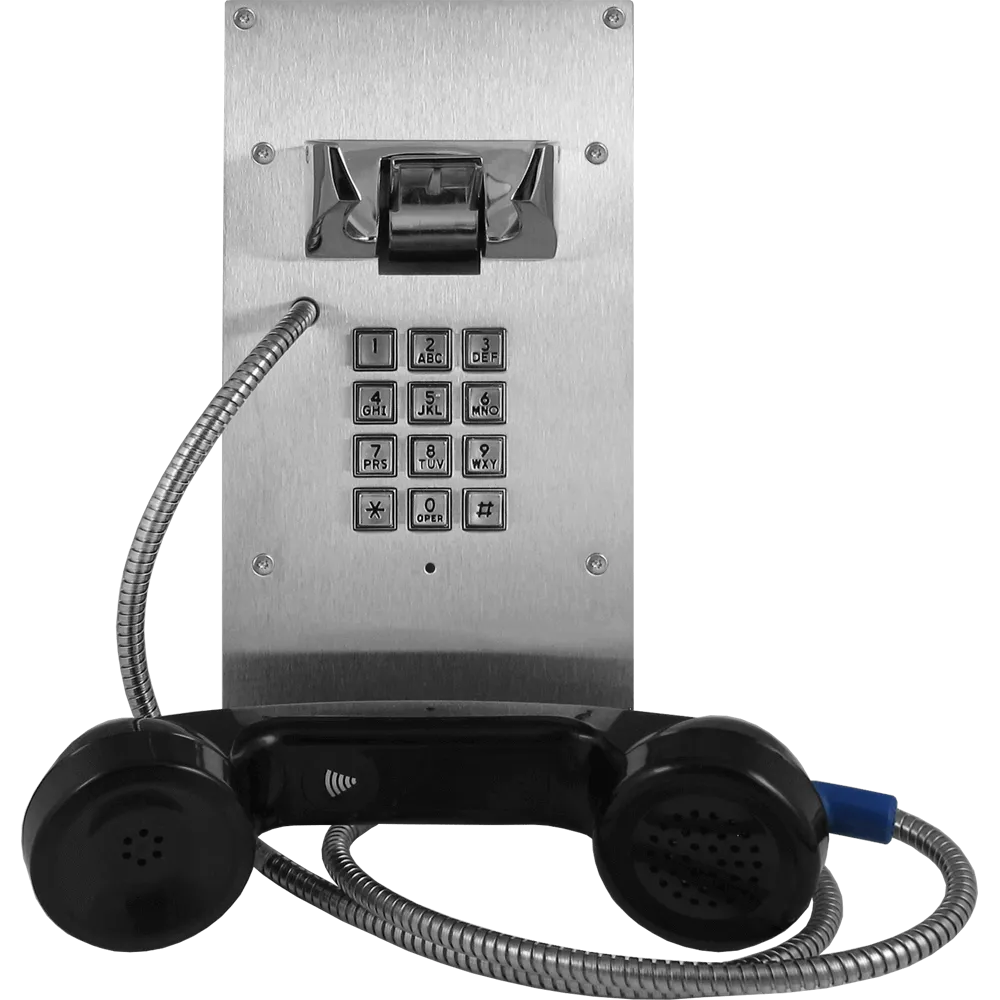 Viking K-1900-8-EWP Vandal Resistant Analog Phone with Auto Dialer with Keypad and Entry System