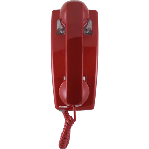Viking K-1900W-IP VoIP Wall Phone with Auto Dialer, Red