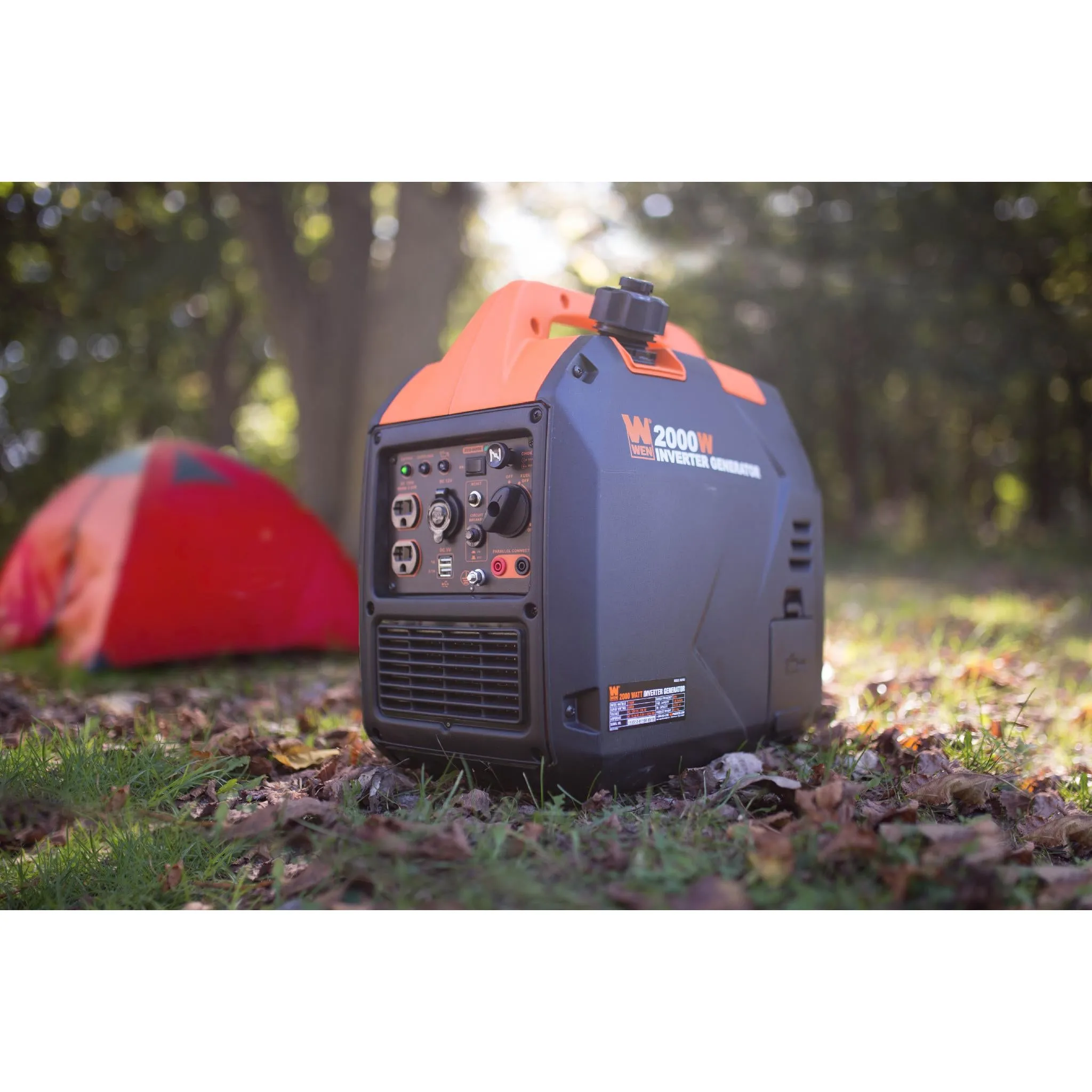 WEN 56203i Super Quiet 2000-Watt Portable Inverter Generator with Fuel Shut Off, CARB Compliant