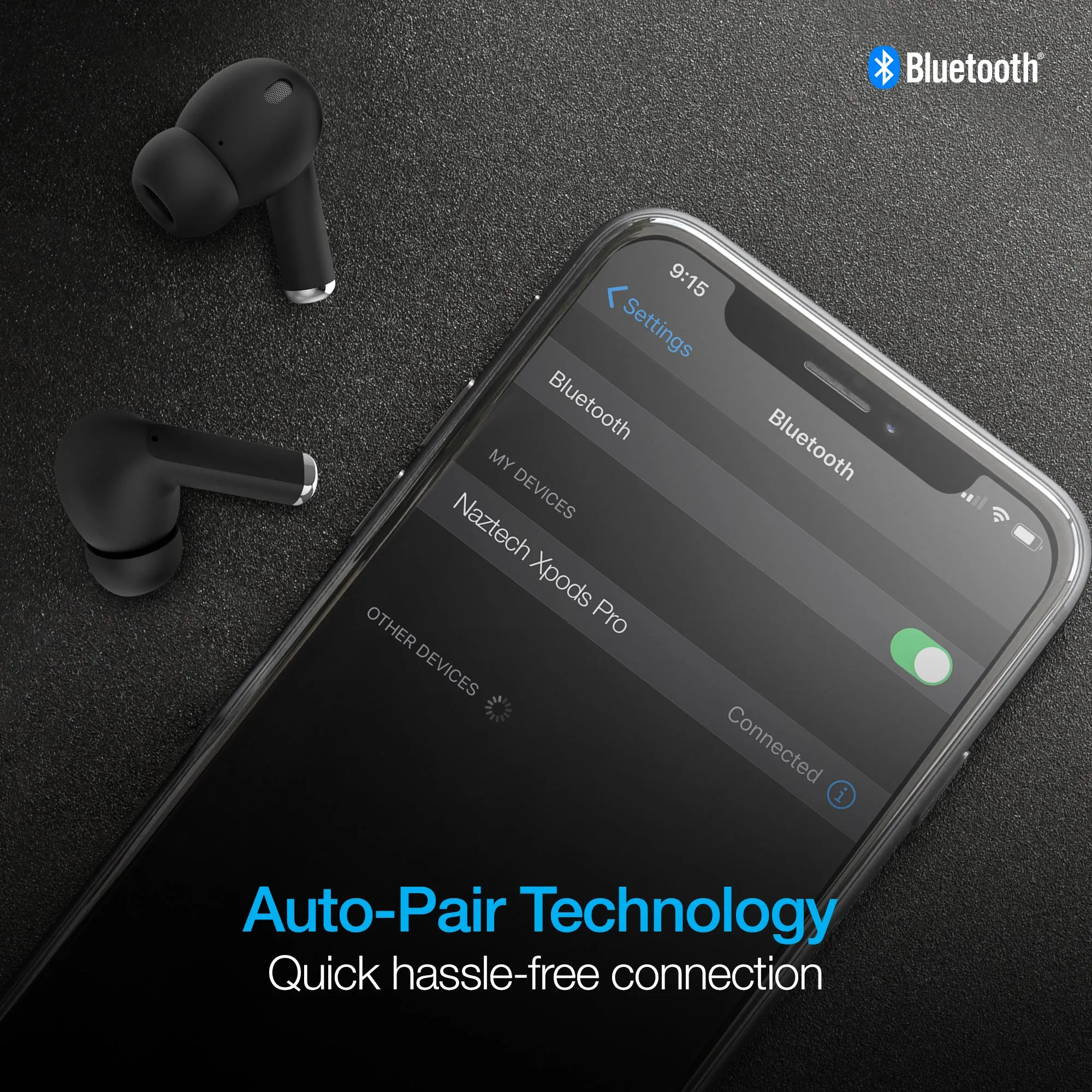 Xpods PRO True Wireless Earbuds with Wireless Charging Case