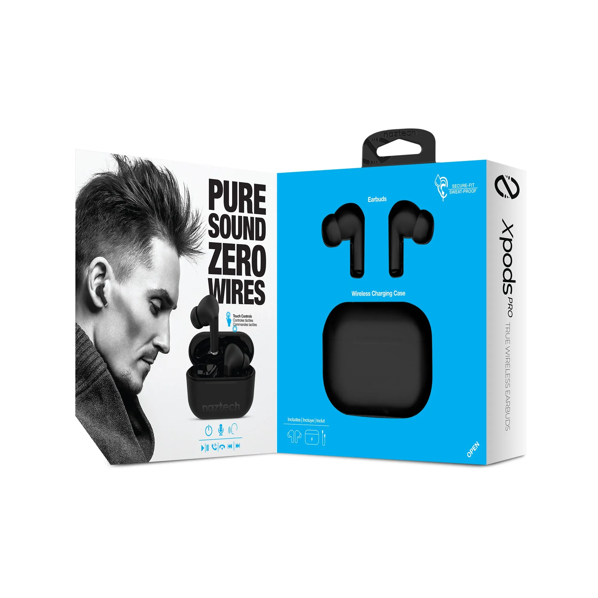 Xpods PRO True Wireless Earbuds with Wireless Charging Case