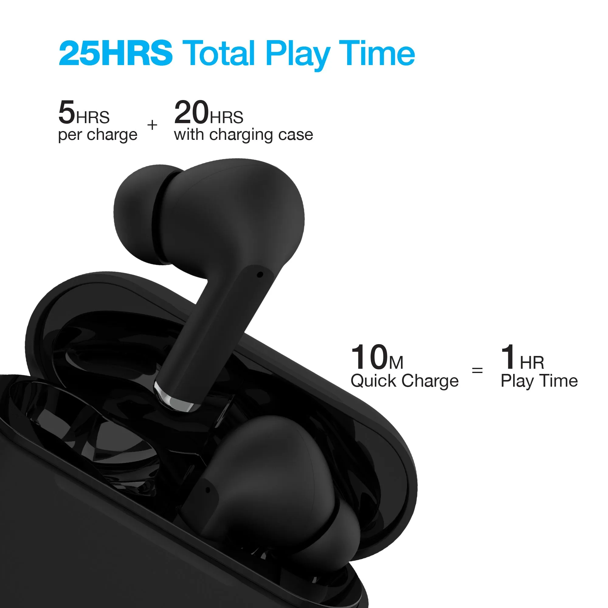 Xpods PRO True Wireless Earbuds with Wireless Charging Case