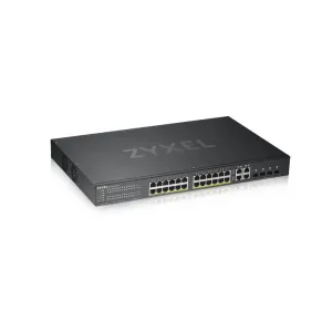Zyxel Gs1920-24Hpv2 - Switch - Smart - 24 X 10/100/1000 (Poe )   4 X Combo Gigabit Sfp   4 X 10/100/1000 - Rack-Mountabl